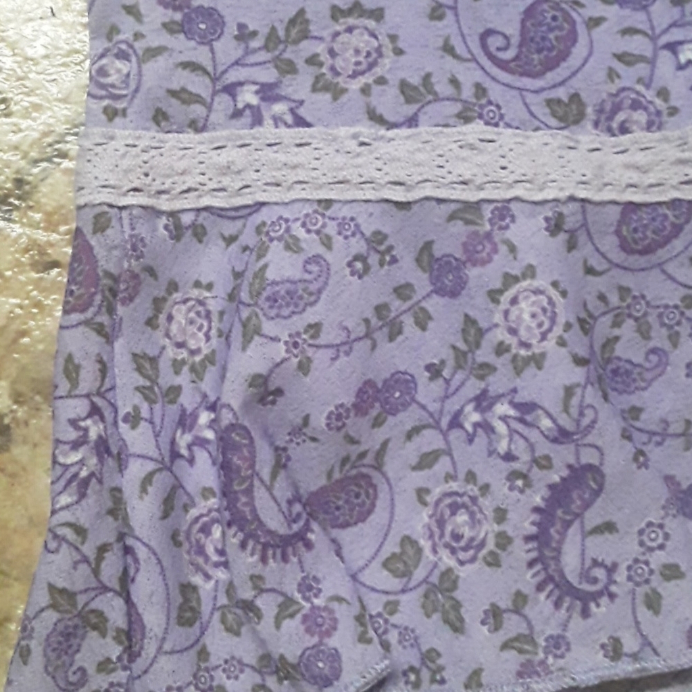 💜Purple Paisley Skirt!💜 - Picture 3 of 11